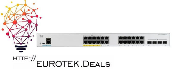 Cisco Catalyst C1000-24P-4X-L L2 Managed 24-Port PoE+ Switch | 4x10G SFP