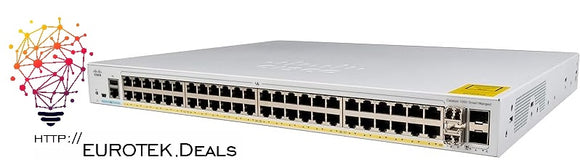 Cisco Catalyst C1000-48P-4X-L 48-Port PoE+ Switch | 4x10G SFP+ Layer 2