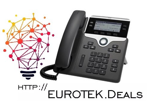 Cisco CP-7841-K9-RF 7841 VoIP IP Phone | 4-Line Business Phone with Display