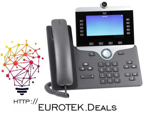 Cisco CP-8865-K9-RF 8865 IP Video Phone | 5-Line VoIP Phone with Camera